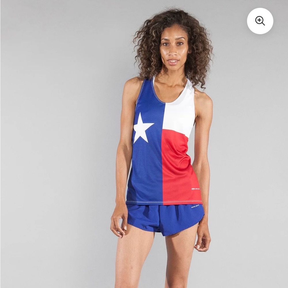 NWT BOA Texas flag running singlet
